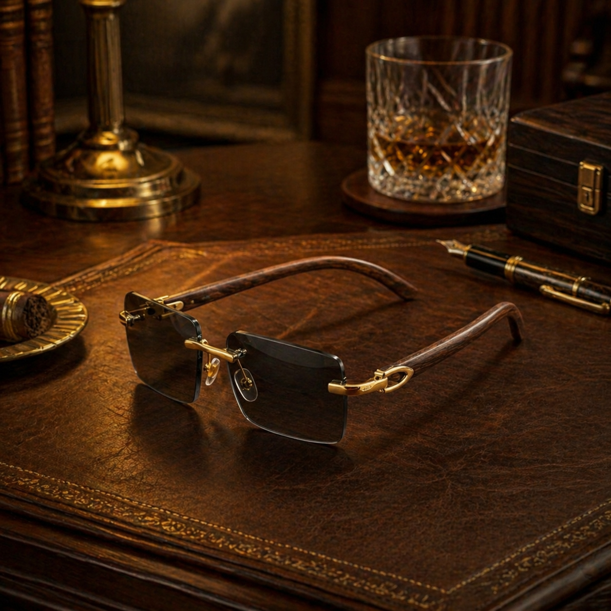 Gafas Legacy Gold - Amaderadas